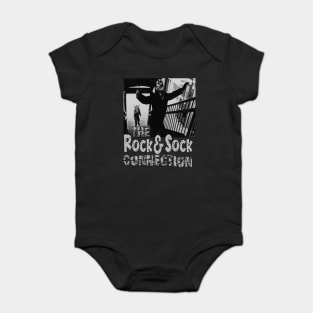 The Rock & Sock Connection, Vintage Wrestling Comedy. Baby Bodysuit